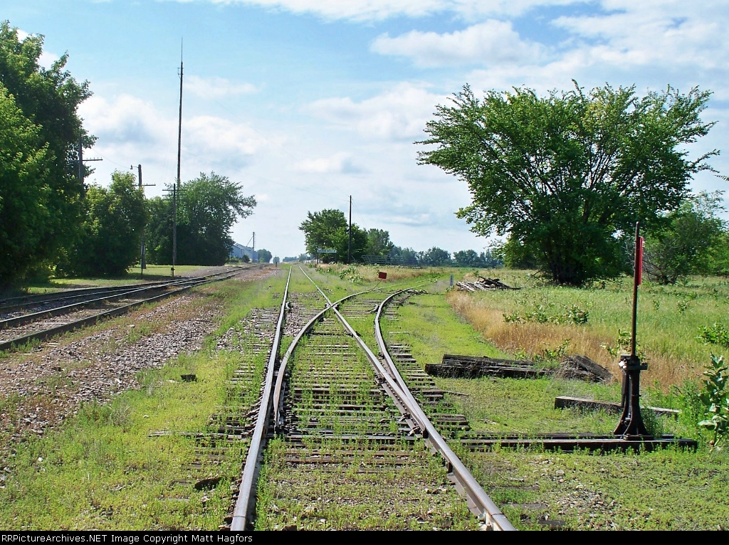 Eastbound. West Wye Switch.